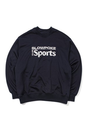 Jersey Sweat Shirt -Navy-