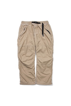 Pigment Dyed Track Pants -Beige-