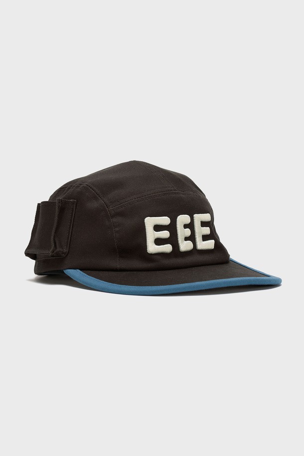 elldu - 모자 - Pocket Camp cap Dark Brown