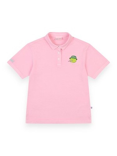마로 피그먼트 심플 폴로 티 (PINK) (WOMAN)-a