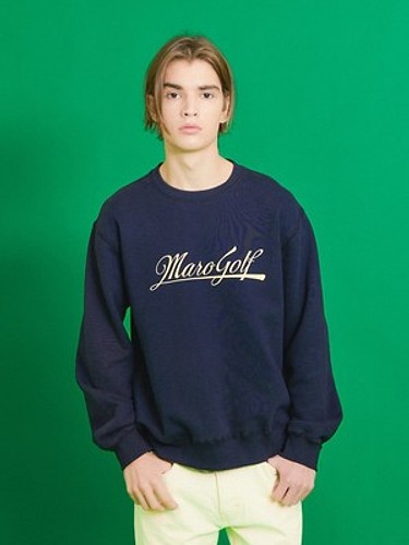 MARO SIGNATURE ROUND NECK SWEAT SHIRT -MAN--a