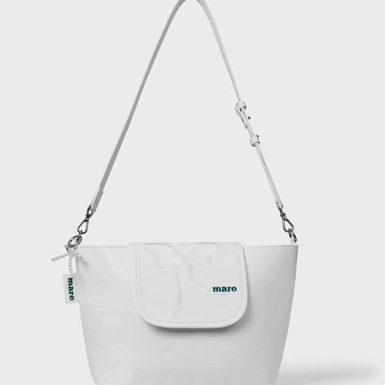 Maro Ruflette Bag (White) *키링포함