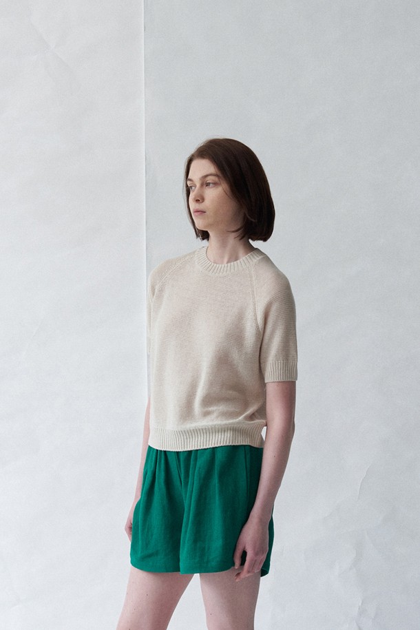 A HAUTE - 스웨터 - Page knit (Natural)