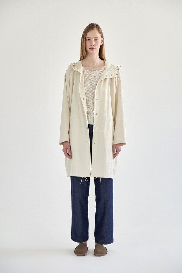 A HAUTE - 점퍼 - Alan hood coat (Cream)