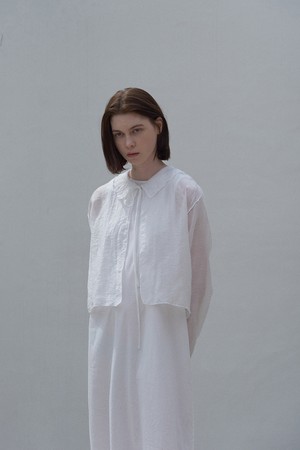 Sheer blouse (White)