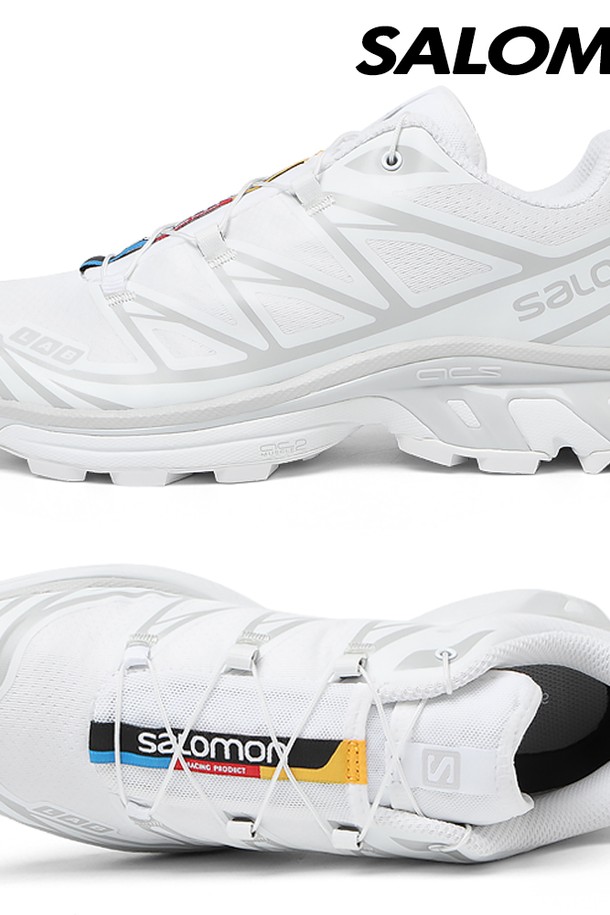 Salomon - 워킹/런닝 슈즈 - [살로몬] XT-6 ADV 화이트 L41252900