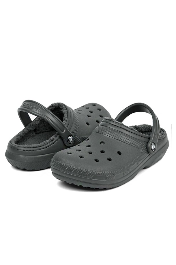 CROCS - 샌들/슬리퍼 - [크록스] 클래식 라인드 클로그 털실내화 203591-0EX