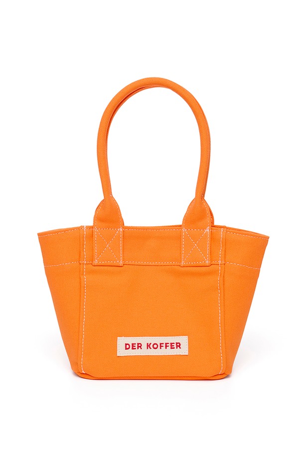 DER KOFFER - 토트백 - SHOPPER CANVAS MINI [NEON ORANGE]