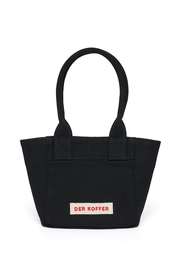 DER KOFFER - 토트백 - SHOPPER CANVAS MINI [BLACK]