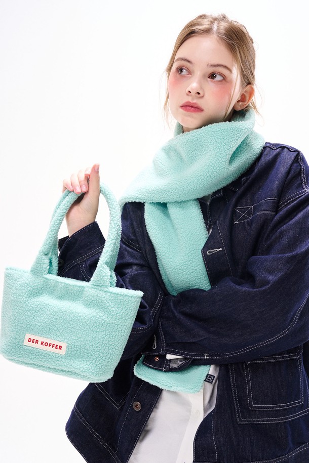 DER KOFFER - 토트백 - SHOPPER BOUCLE MINI [MINT]