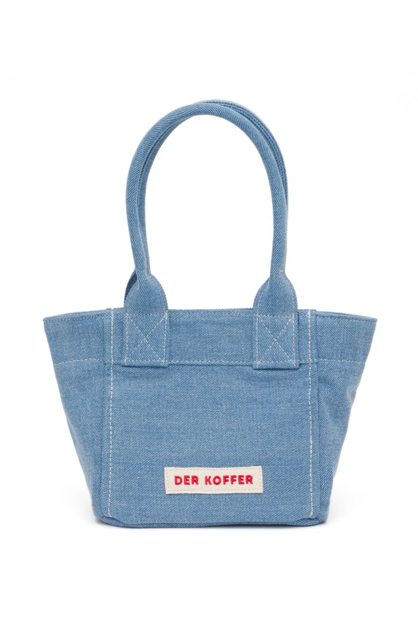 DER KOFFER - 숄더백 - SHOPPER DENIM MINI [LIGHT INDIGO]