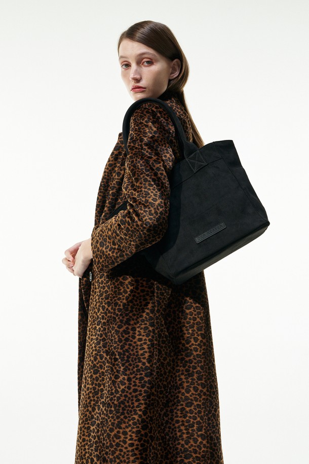 DER KOFFER - 토트백 - SHOPPER SUEDE [BLACK EDITION]-MD