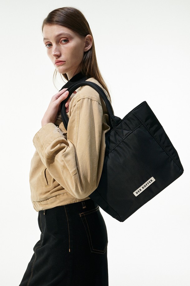 DER KOFFER - 토트백 - SHOPPER NYLON [BLACK]_MD