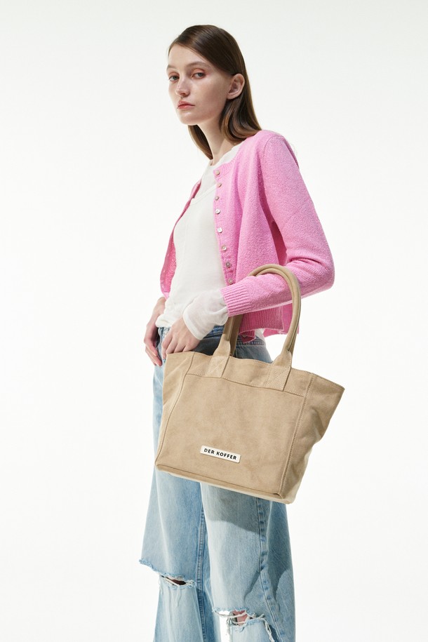 DER KOFFER - 토트백 - SHOPPER SUEDE [BEIGE]_MD