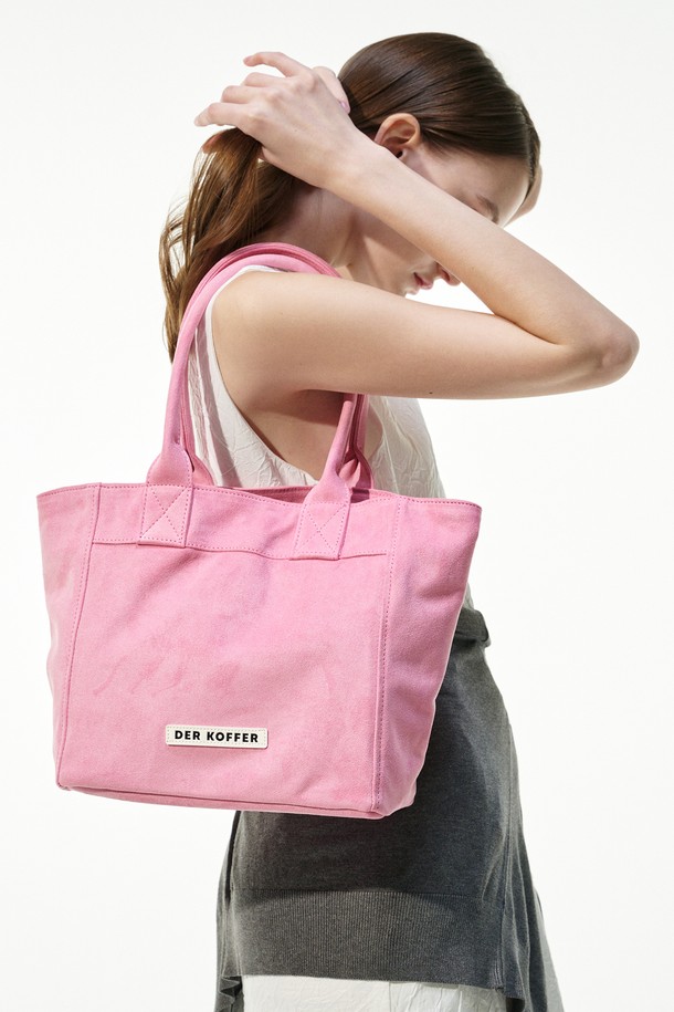 DER KOFFER - 토트백 - SHOPPER SUEDE [PINK]_MD