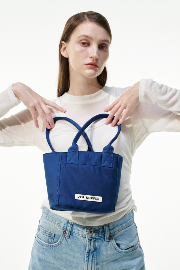 DER KOFFER - 토트백 - SHOPPER NYLON [NAVY]_MINI