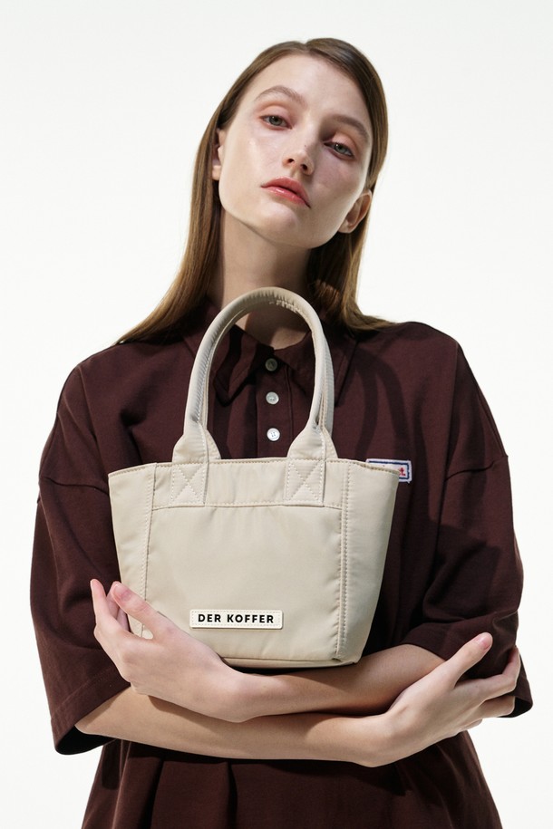 DER KOFFER - 토트백 - SHOPPER NYLON [BEIGE]_MINI