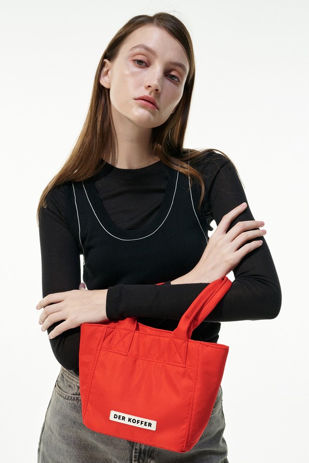 DER KOFFER - 토트백 - SHOPPER NYLON [RED]_MINI