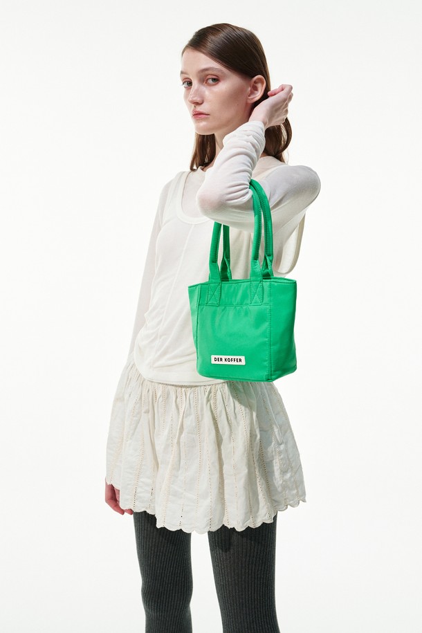 DER KOFFER - 토트백 - SHOPPER NYLON [GREEN]_MINI