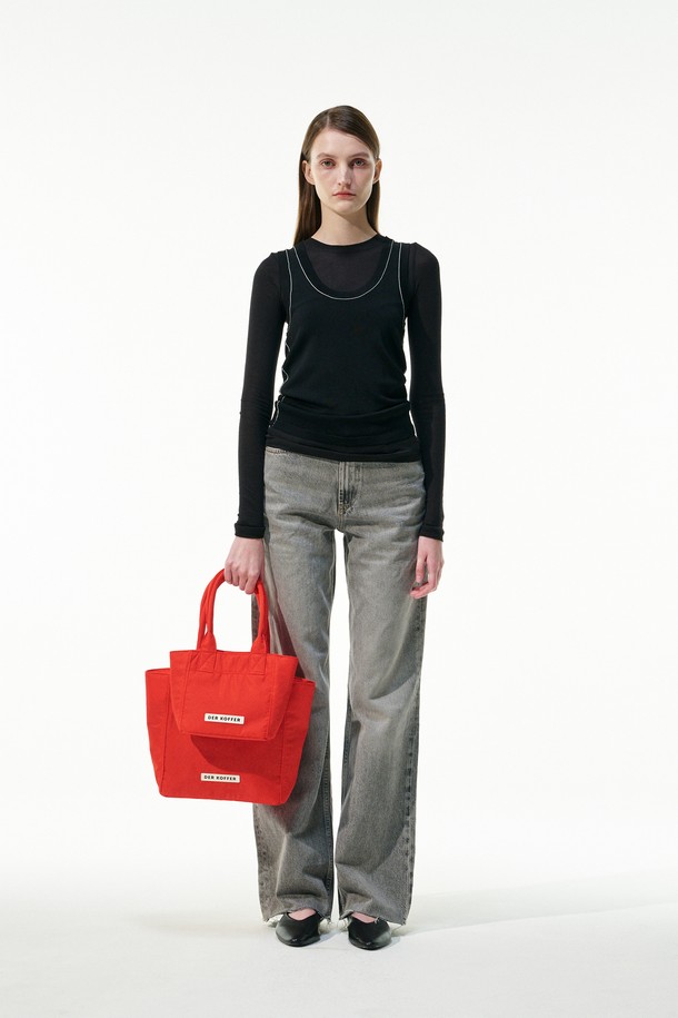 DER KOFFER - 토트백 - SHOPPER NYLON [RED]_MD