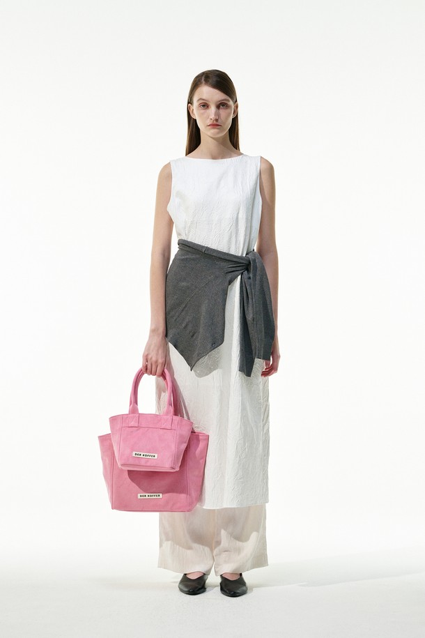 DER KOFFER - 토트백 - SHOPPER SUEDE [PINK]_MD