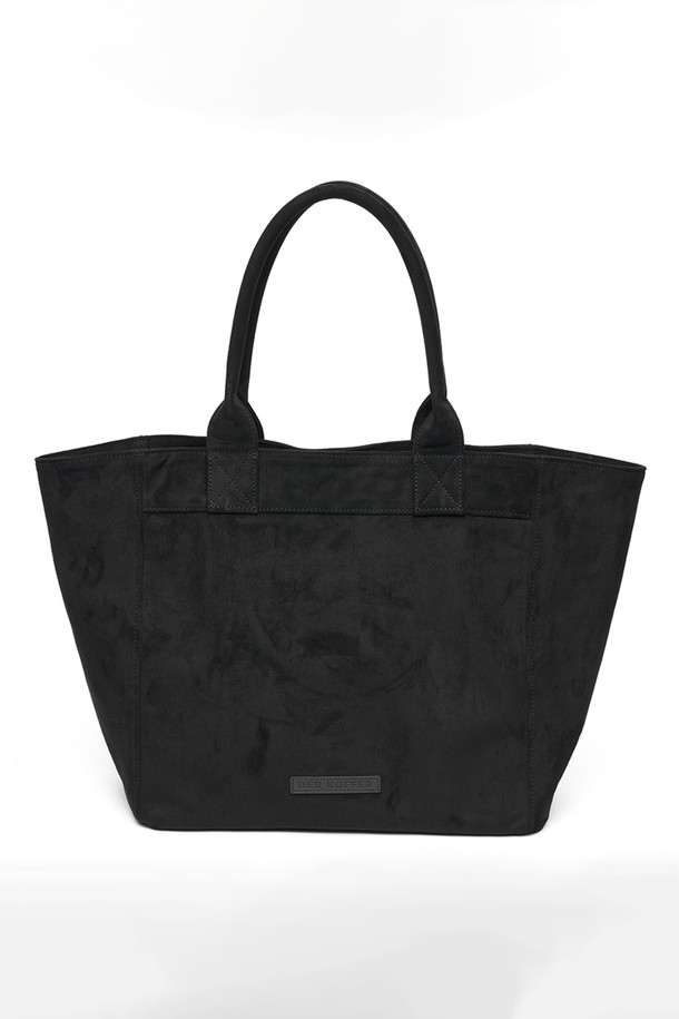 DER KOFFER - 토트백 - SHOPPER SUEDE [BLACK EDITION]-LG