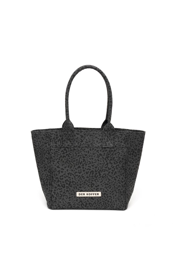 DER KOFFER - 토트백 - SHOPPER LEOPARD [CHARCOAL]_MD