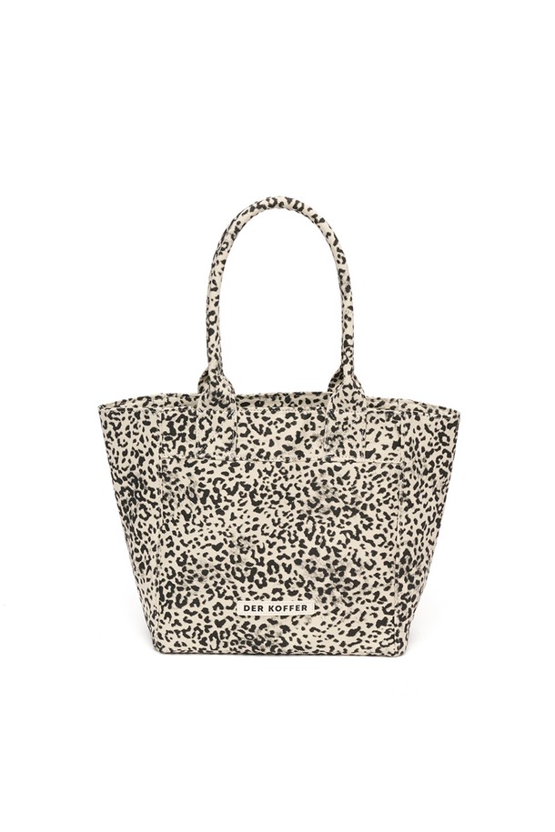 DER KOFFER - 토트백 - SHOPPER LEOPARD [IVORY]_MD