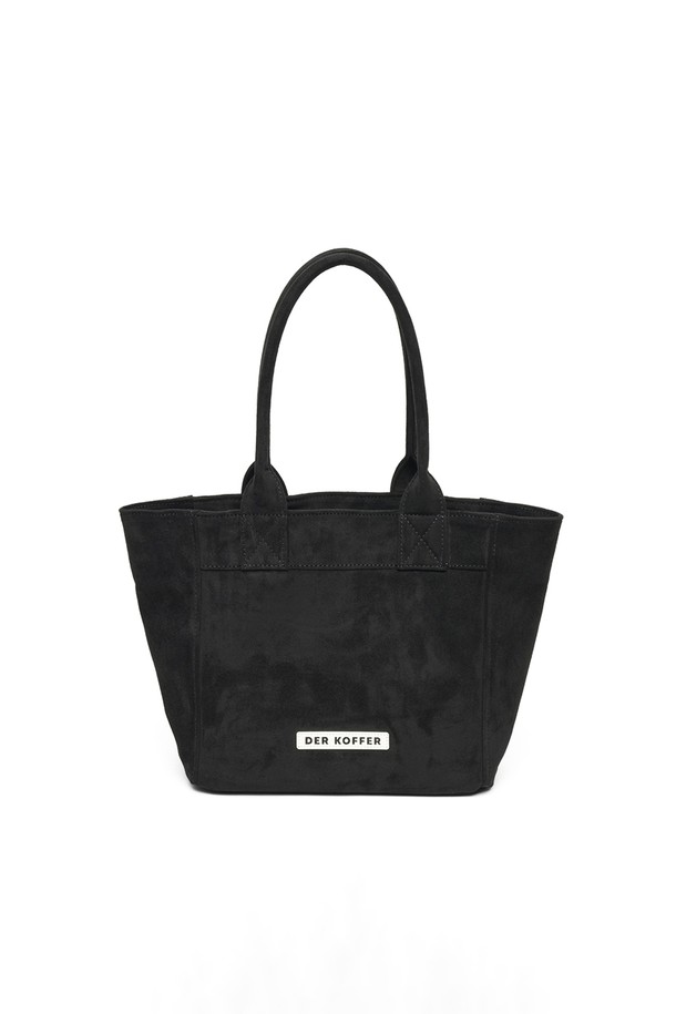 DER KOFFER - 토트백 - SHOPPER SUEDE [BLACK]_MD