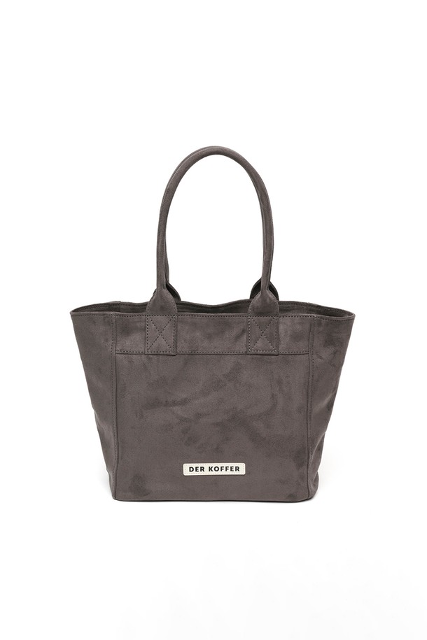 DER KOFFER - 토트백 - SHOPPER SUEDE [CHARCOAL]_MD