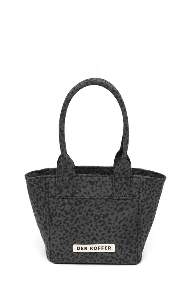 DER KOFFER - 토트백 - SHOPPER LEOPARD [CHARCOAL]_MINI