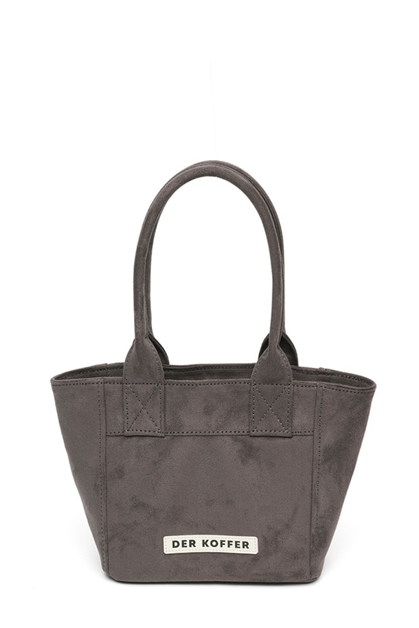 DER KOFFER - 토트백 - SHOPPER SUEDE [CHARCOAL]_MINI