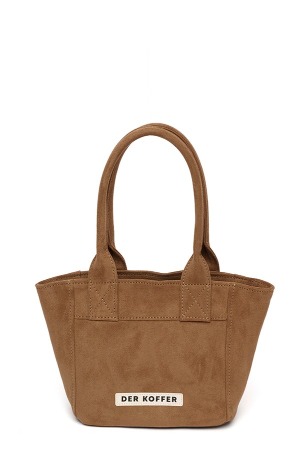 DER KOFFER - 토트백 - SHOPPER SUEDE [BROWN]_MINI