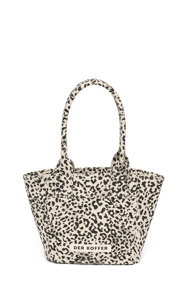 DER KOFFER - 토트백 - SHOPPER LEOPARD [IVORY]_MINI