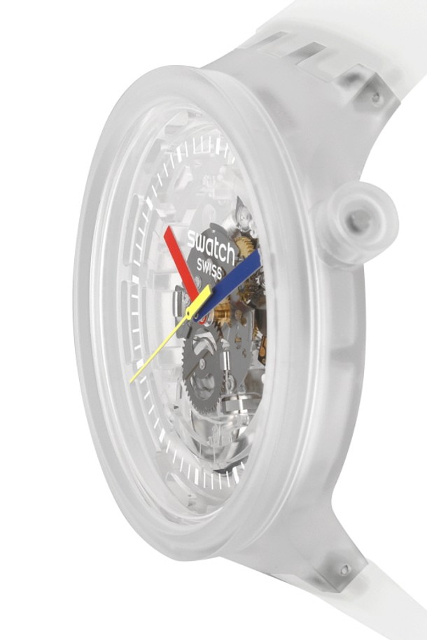 SWATCH - 기타소품 - 스와치 SO27E100 Irony Big Classic BIG BOLD JELLYFISH 남성 우레탄시계