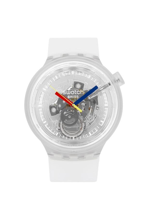 SWATCH - 기타소품 - 스와치 SO27E100 Irony Big Classic BIG BOLD JELLYFISH 남성 우레탄시계