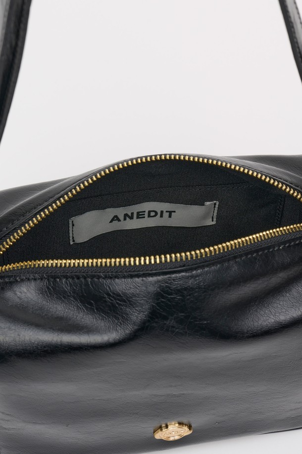 ANEDIT - 숄더백 - [22WT]Bread 2Way Bag_Crack Black