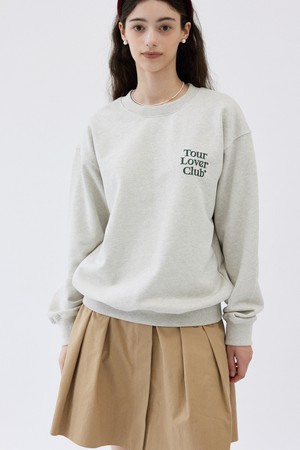 Tour Lover Sweatshirt_Oat Melange