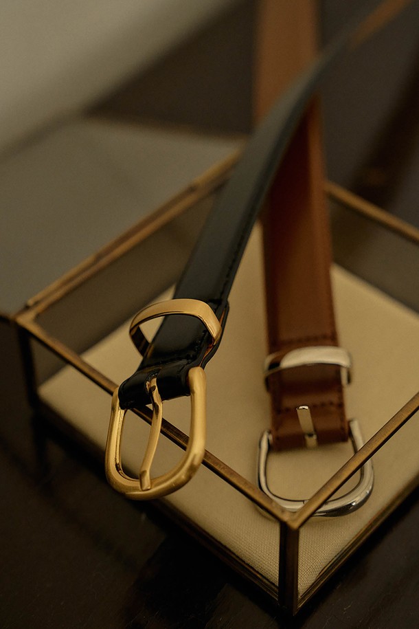 ANEDIT - 벨트 - T Basic 25mm Leather Belt_4colors