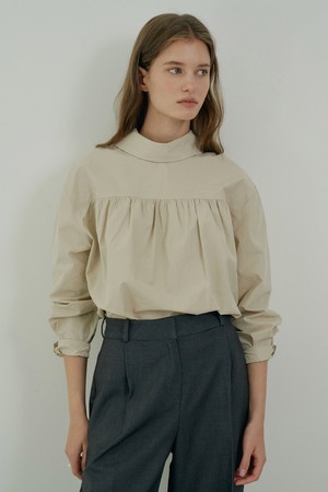 W Two Way Shirt_Cream Beige