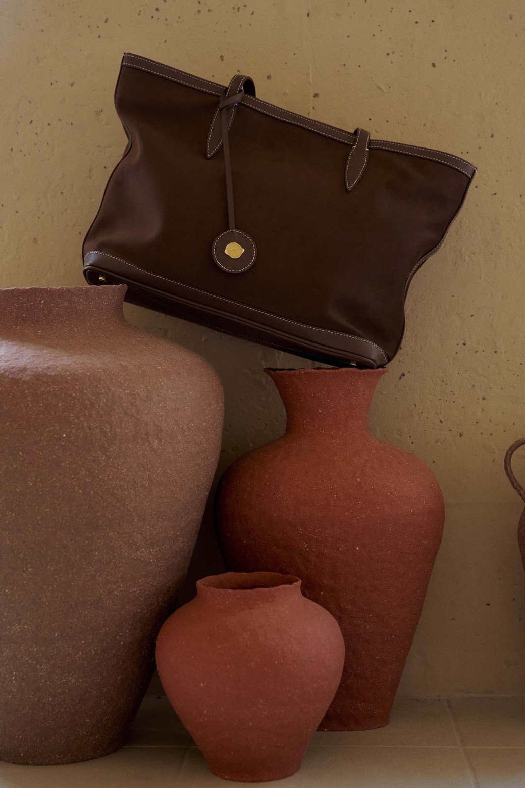 ショルダーバッグ・ポシェット [ANEDIT] U Suede Stitch Point Shopper Bag_2colors U Suede Stitch Point Shopper Bag_2colors_ANEDIT - 코오롱몰