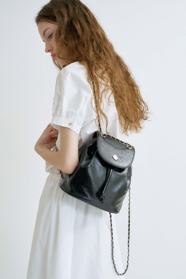 ANEDIT - 백팩 - S Aurelia Chain Backpack_2colors