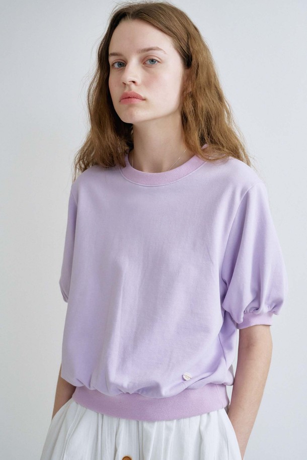 ANEDIT - 스웻셔츠 - S Volume Sleeve Sweatshirt_Lavender