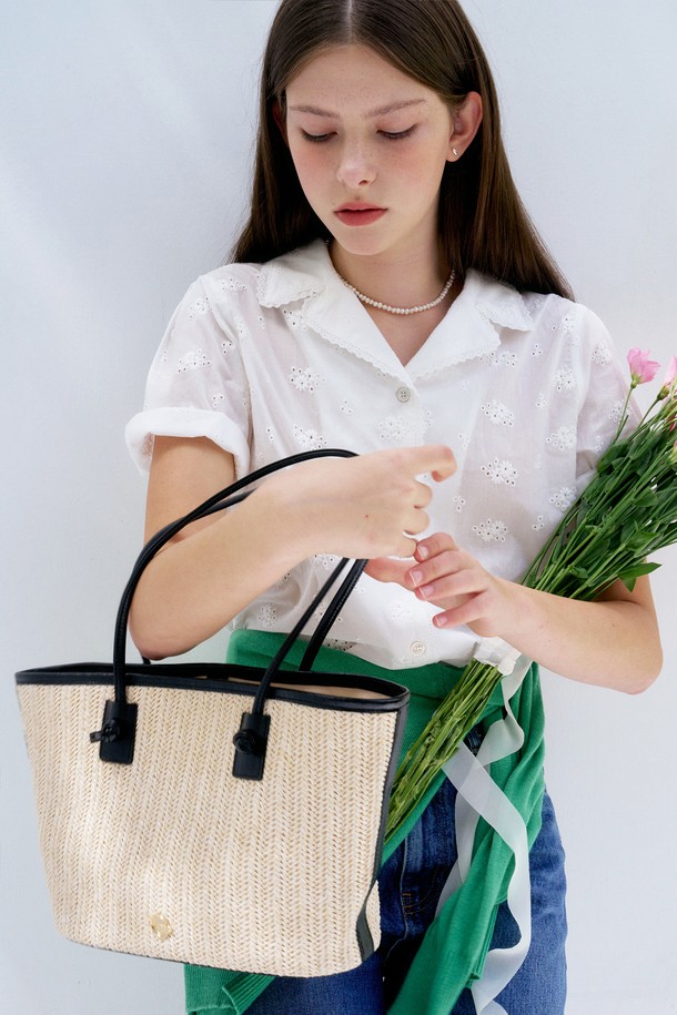 ANEDIT - 토트백 - S Wide Knot Handle Shoulder Bag_3colors