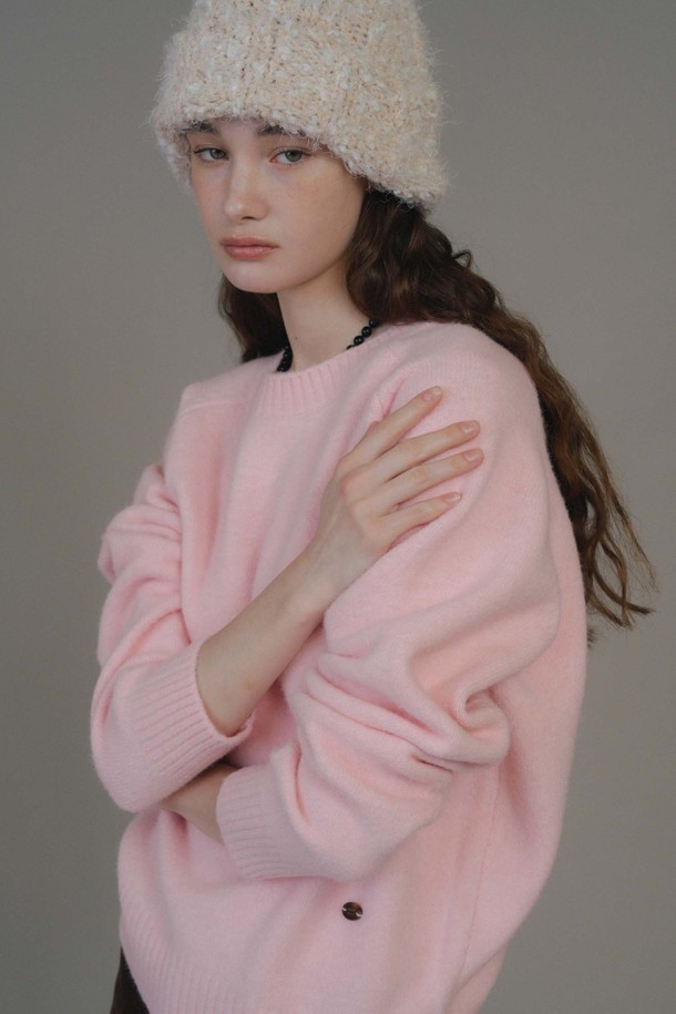 ANEDIT - 스웨터 - F Cozy Crewneck Knit Sweater_Fairy