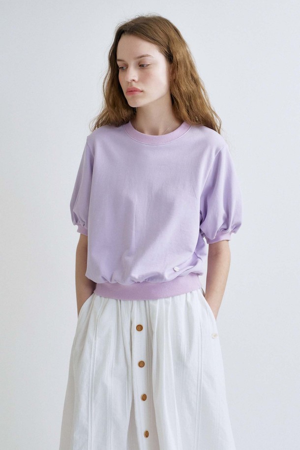 ANEDIT - 스웻셔츠 - S Volume Sleeve Sweatshirt_Lavender