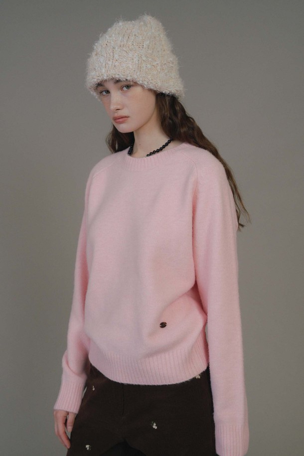 ANEDIT - 스웨터 - F Cozy Crewneck Knit Sweater_Fairy