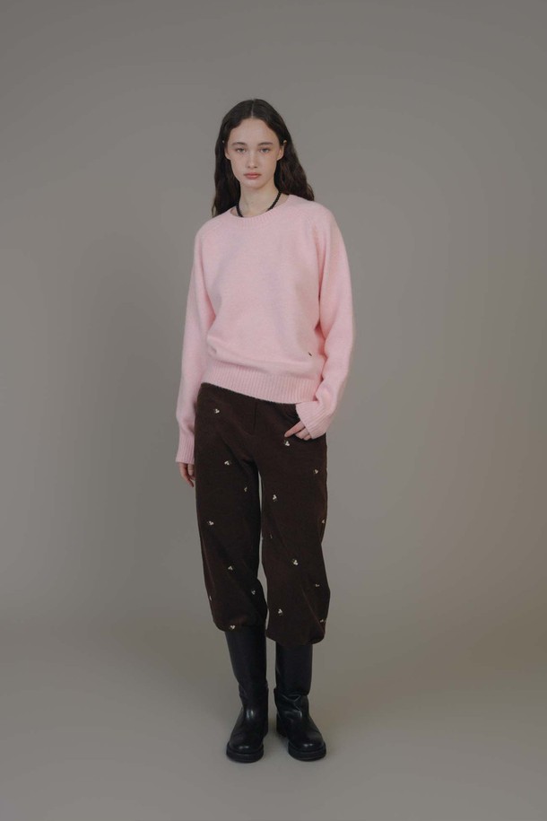 ANEDIT - 스웨터 - F Cozy Crewneck Knit Sweater_Fairy