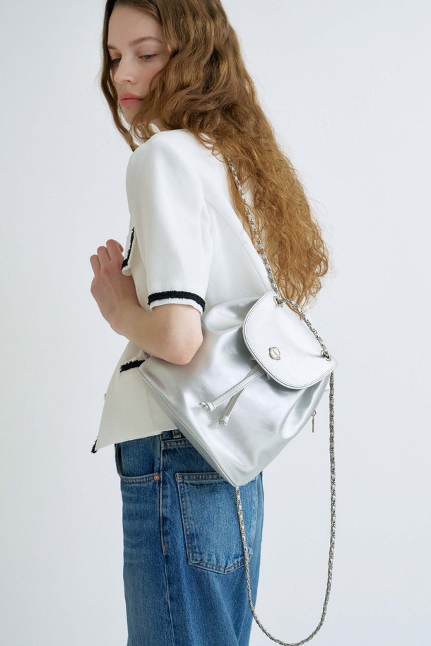 ANEDIT - 백팩 - S Aurelia Chain Backpack_2colors