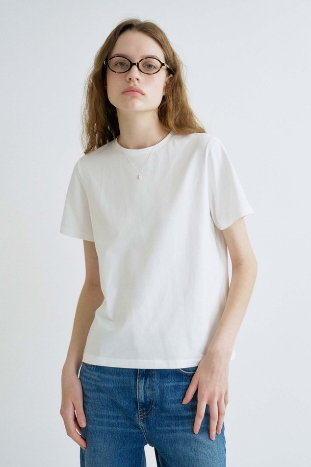 ANEDIT - 반소매 티셔츠 - S Silket Daily Half Tshirt_4colors